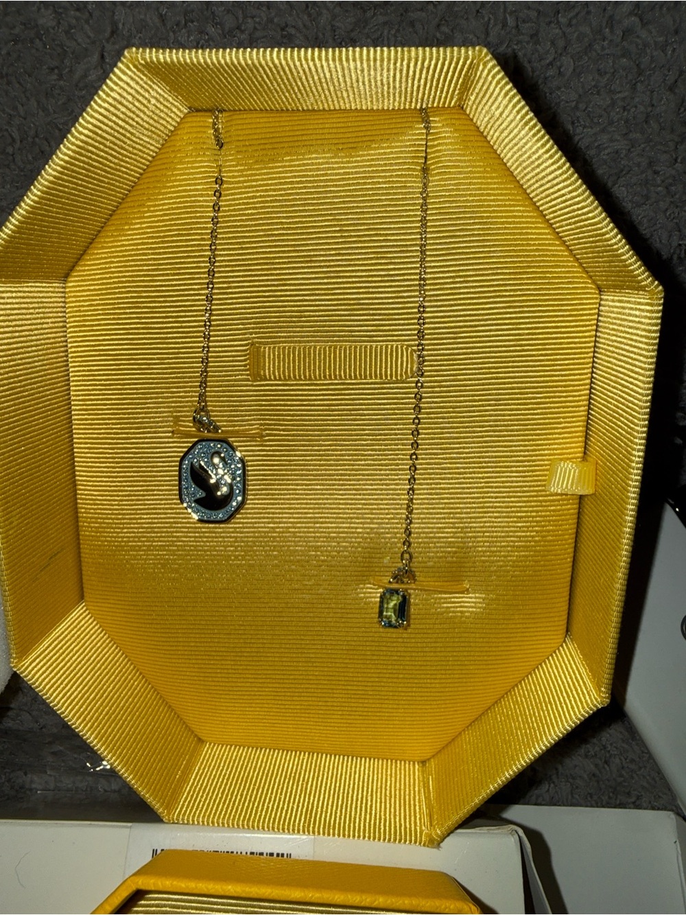 Swarovskis Signum Y necklace